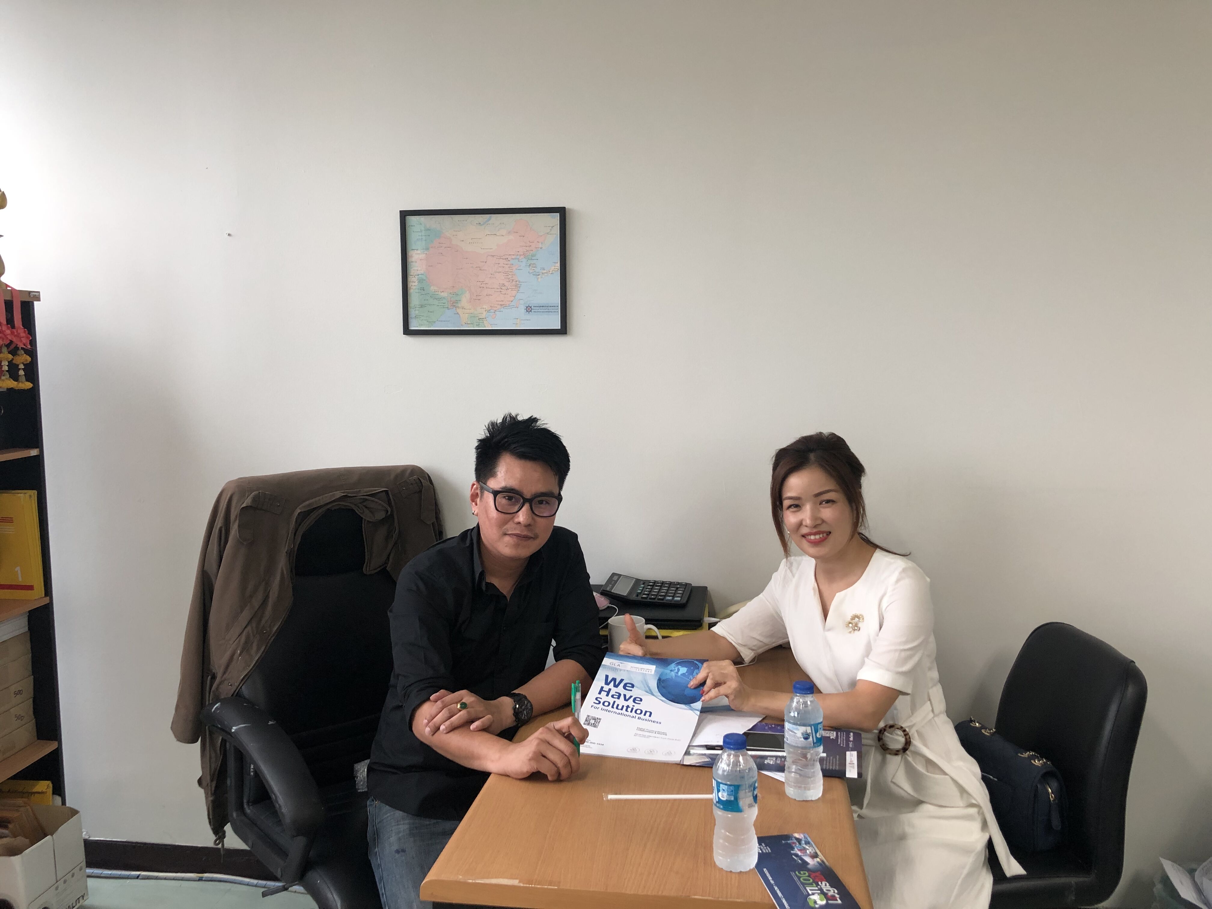 Mr. Andy with Mrs. Grace Sun